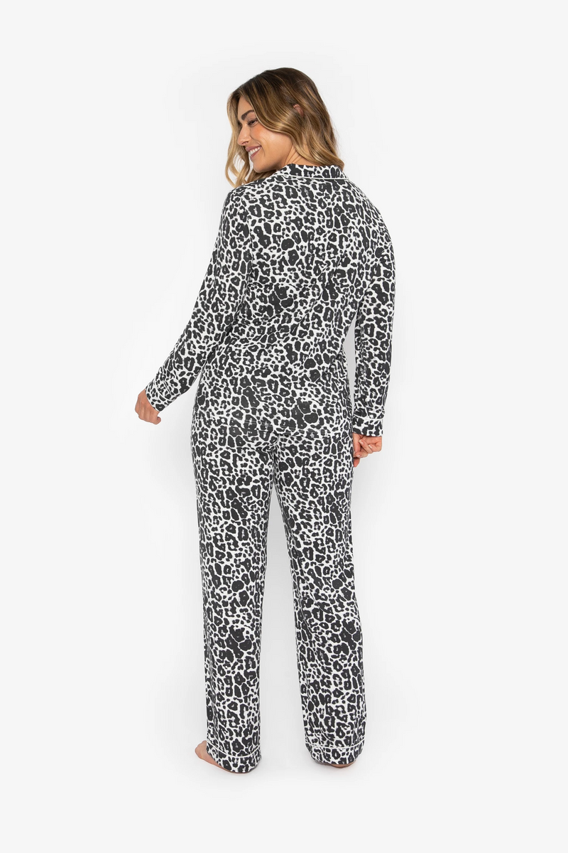 Bamboo Pyjama Set in Luxe Leopard