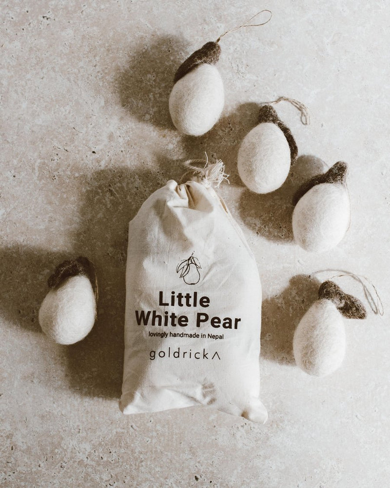 Little White Pear | Natural Wool